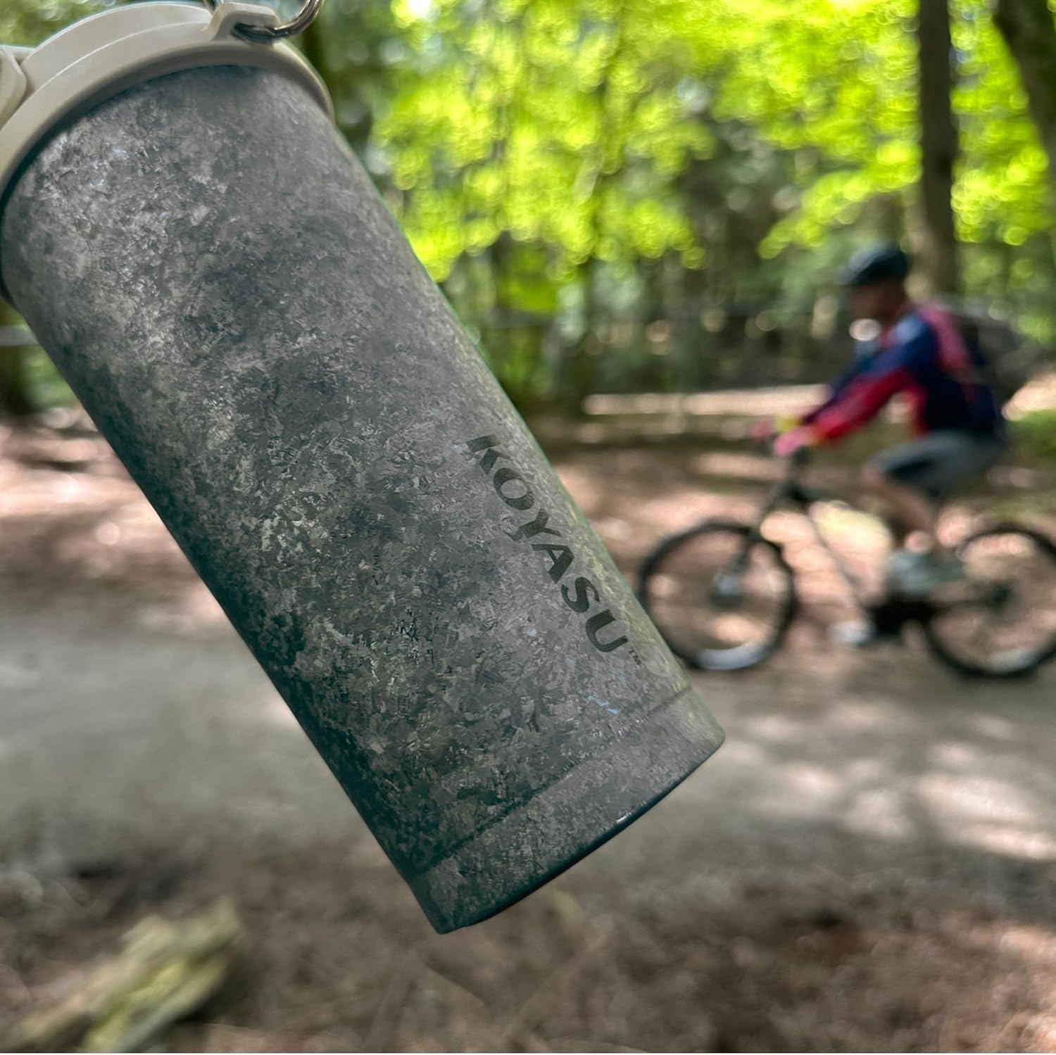 KOYASU® Ti-Zero™ 16oz Titanium Cup [Titanium Frost] - Ultralight Camping Gear. Uncoated Crystallized Finish, Bio-Compatible Titanium Body. Rugged Thermal Flask for Hiking Outdoor Survival - Image 7