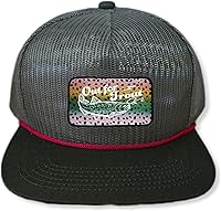 Vista 17 de ThatsRad Out for Trout Corduroy Snapback Sombrero Gorra Pesca con Mosca Pescador
