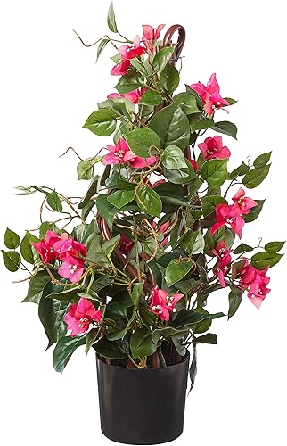 Nearly Natural Planta trepadora artificial de buganvillas de 24 pulgadas