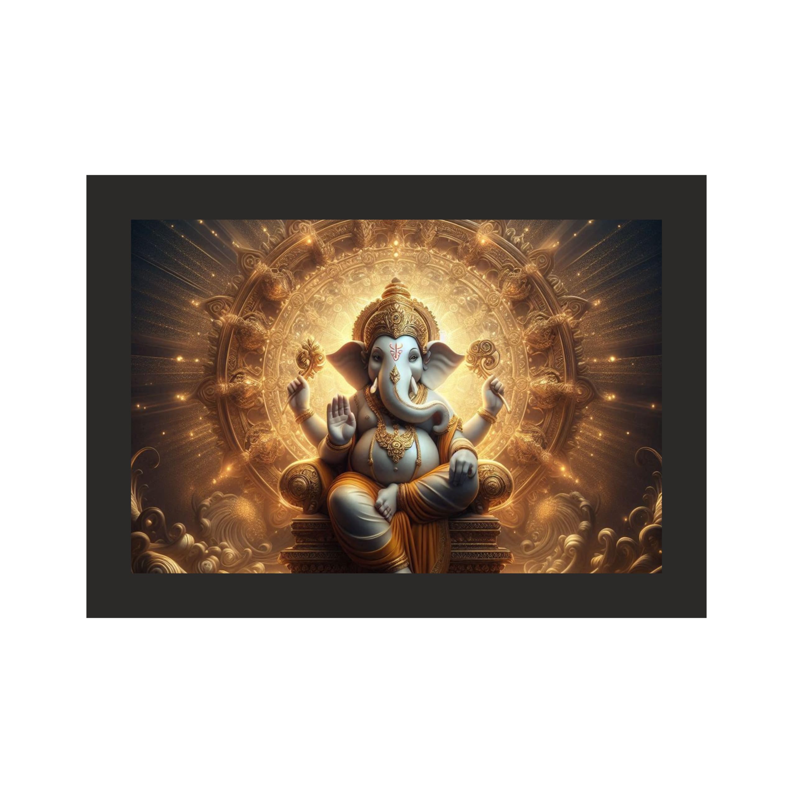Electric Ganesha: 10x14 Landscape