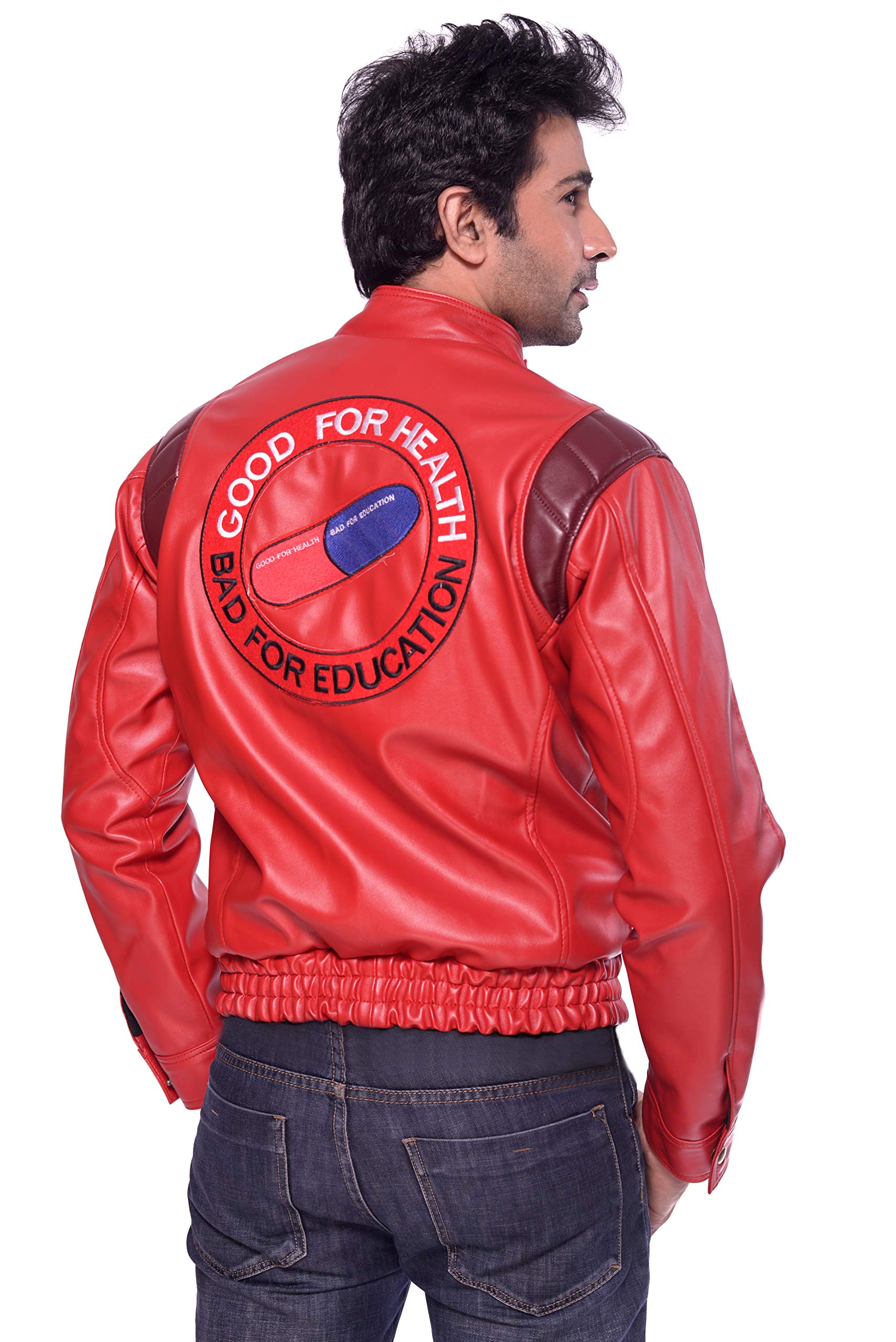 Arrivals Akira Kaneda Red Men's Cosplay Leather Jacket