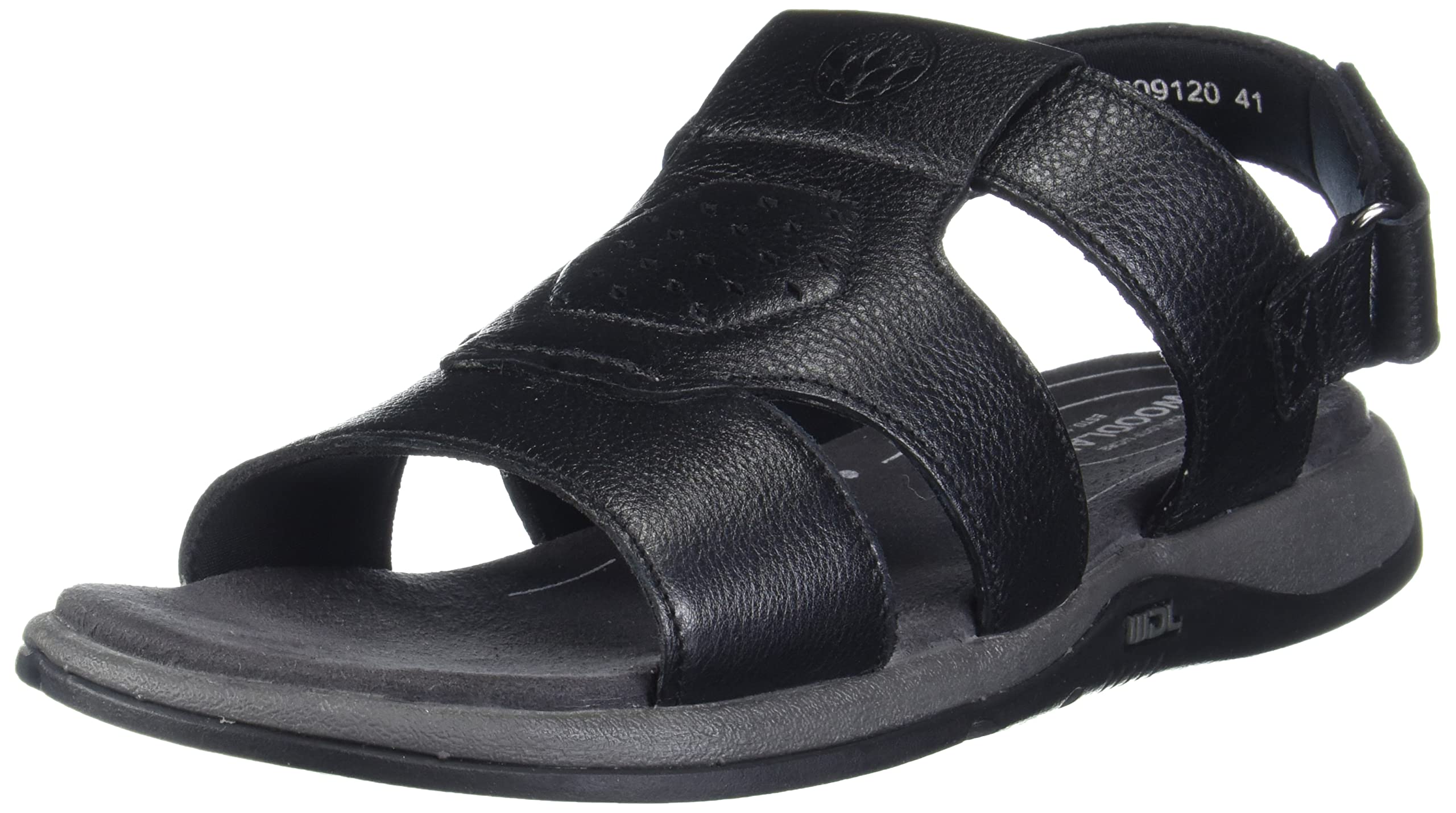 Woodland Mens Black Sandal-8 Kids UK (OGDC 3709120) (B09NV155TN) Amazon Price History, Amazon Price Tracker