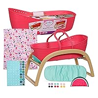 BABY born 3 in 1 Culla Pinplay – Lettino, culla e trasportino con pin decorativi –