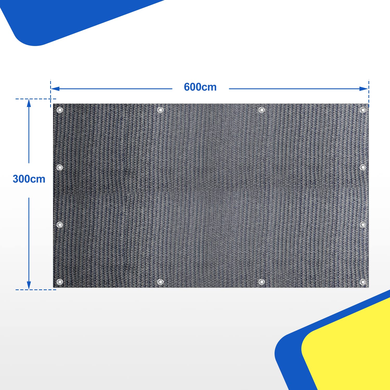 Alfombra para toldo antideslizante transpirable lavable con piquetas y bolsa de transporte