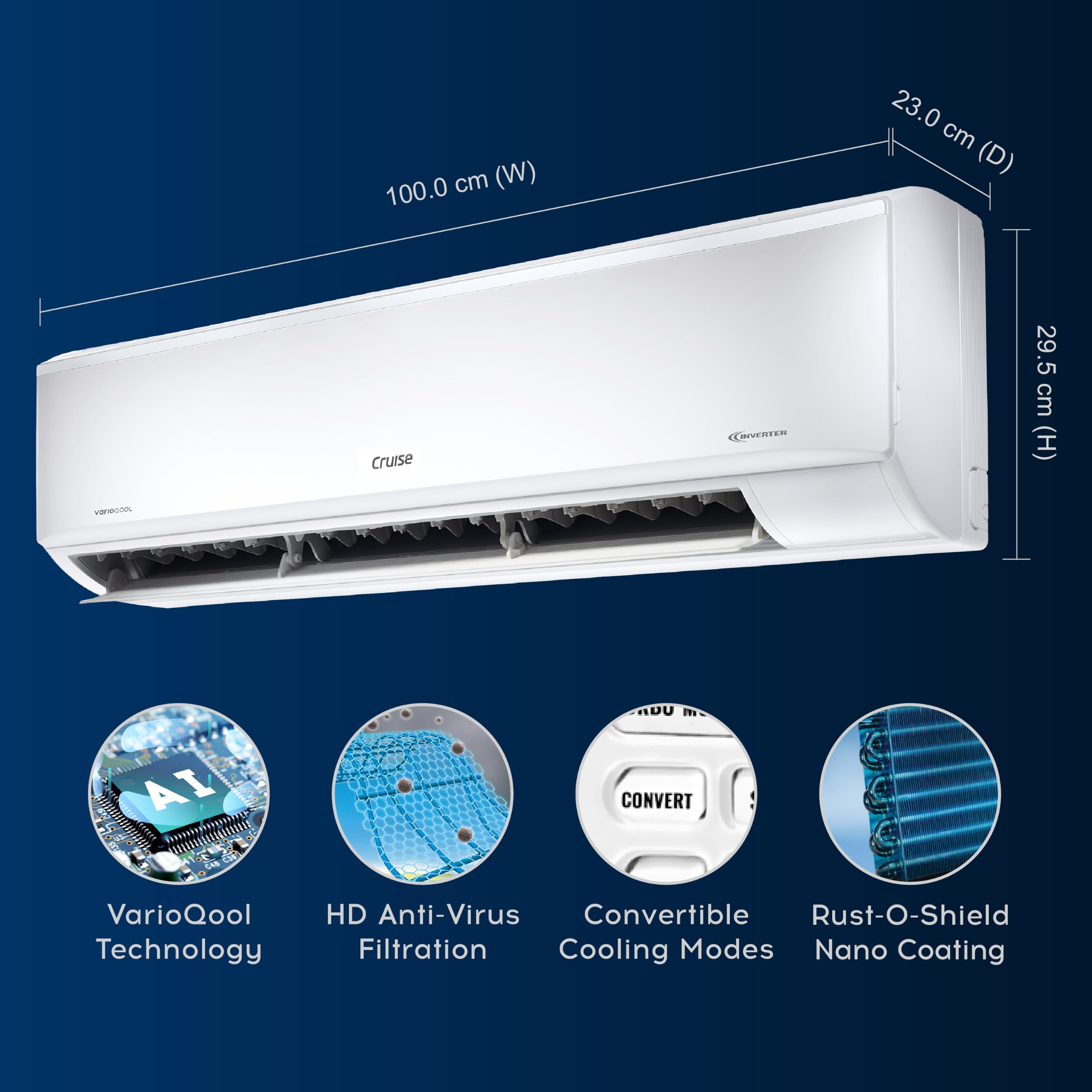 Cruise 1.5 Ton Split AC - 5 Star Energy -4 Cruise 1.5 Ton Split AC - 5 Star Energy -4