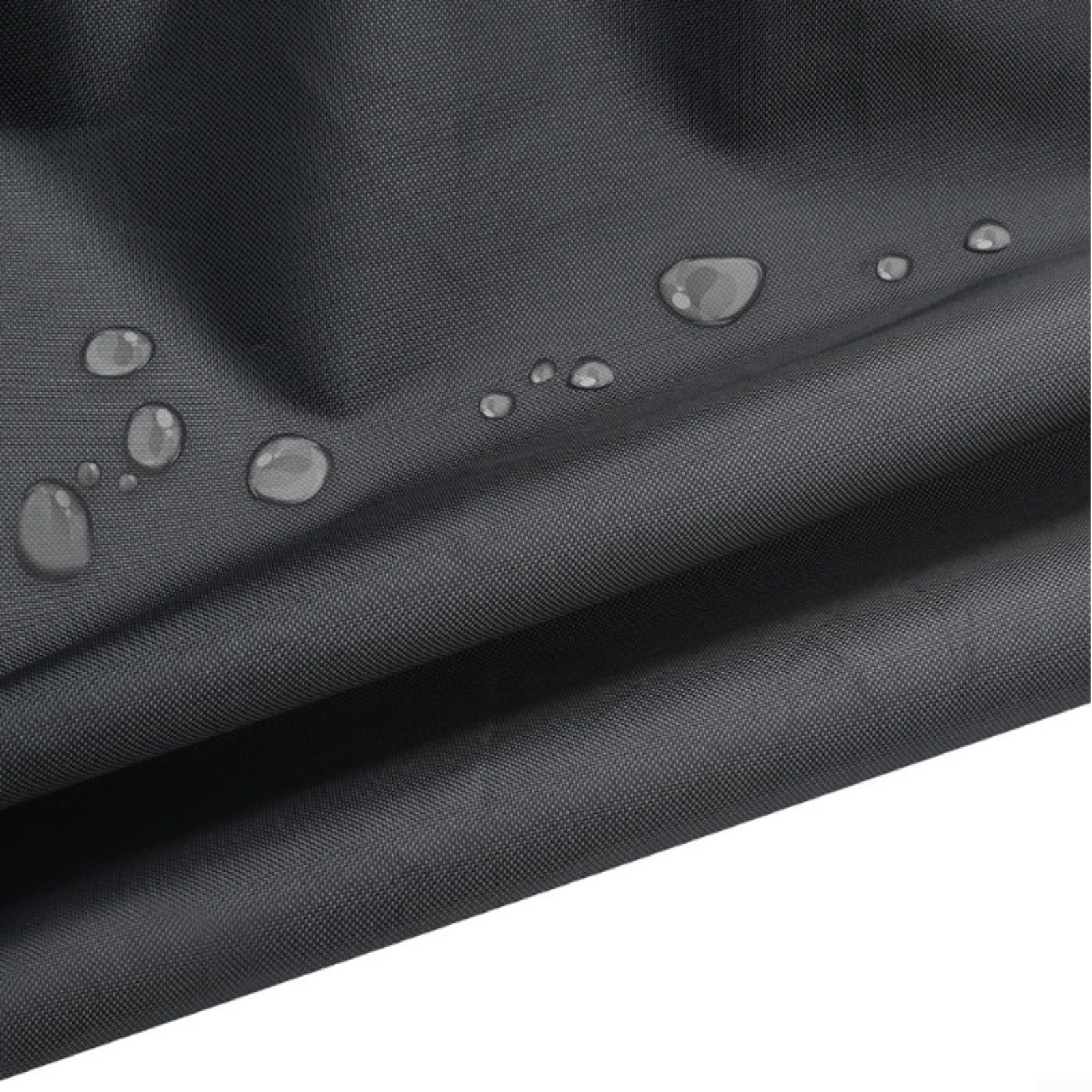 Housse de tapis de course imperméable et pliable pour machine de course à pied, tapis de course d'extérieur, housse anti-poussière et anti-poussière - 200 x 95 x 150 cm (noir, 200 x 95 x 150 cm)