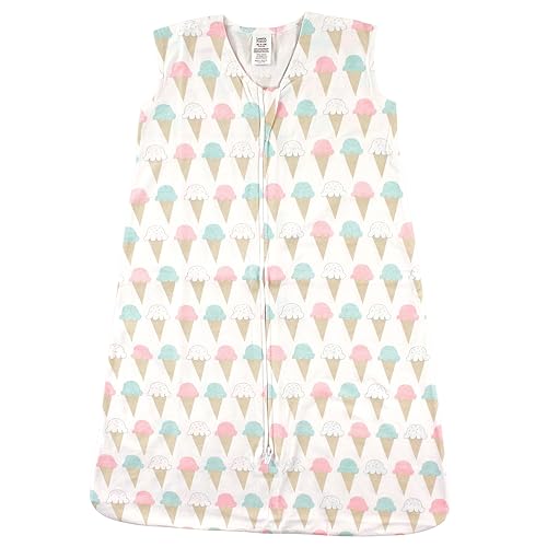 Luvable Friends - Saco de dormir para bebé sin mangas, diseño unisex, Saco de dormir de algodón sin mangas, saco de dormir, manta, 0-6 meses