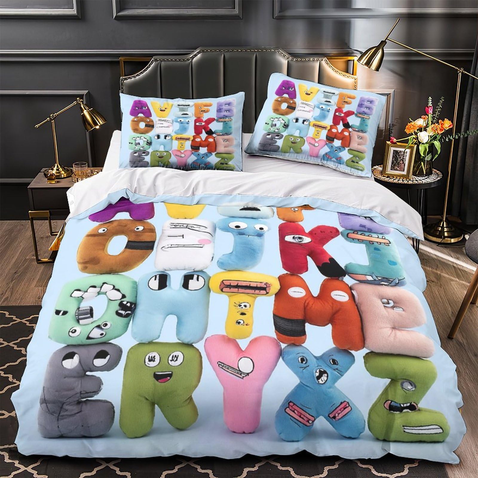 Housse de couette crâne extraterrestre pour chambre d'adolescent