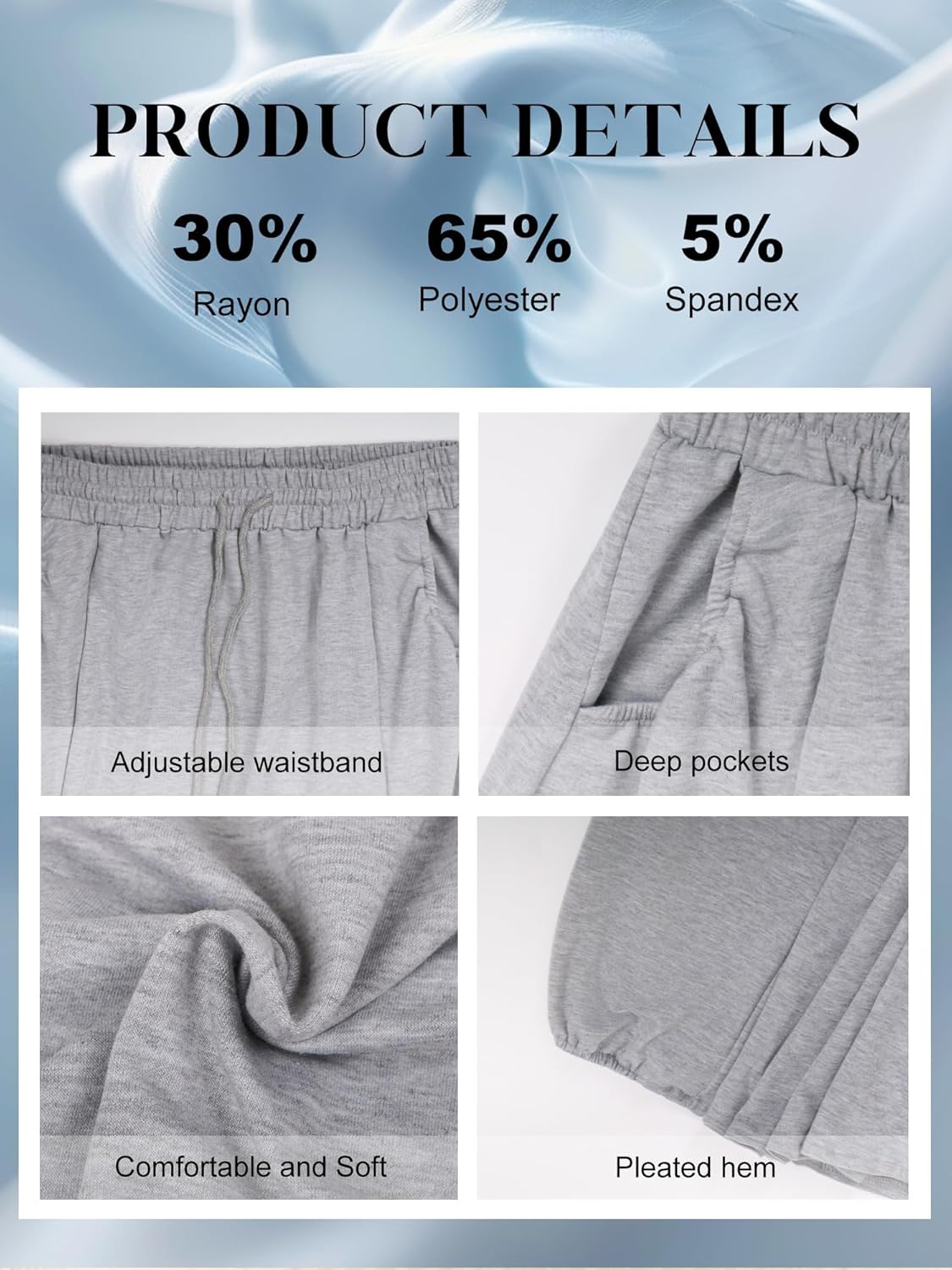 Anbech Women's Casual Maxi Skirts 2026 Spring Hight Waist Ankle Length Long Flowy Beach Skirt with Pocket - Image 6