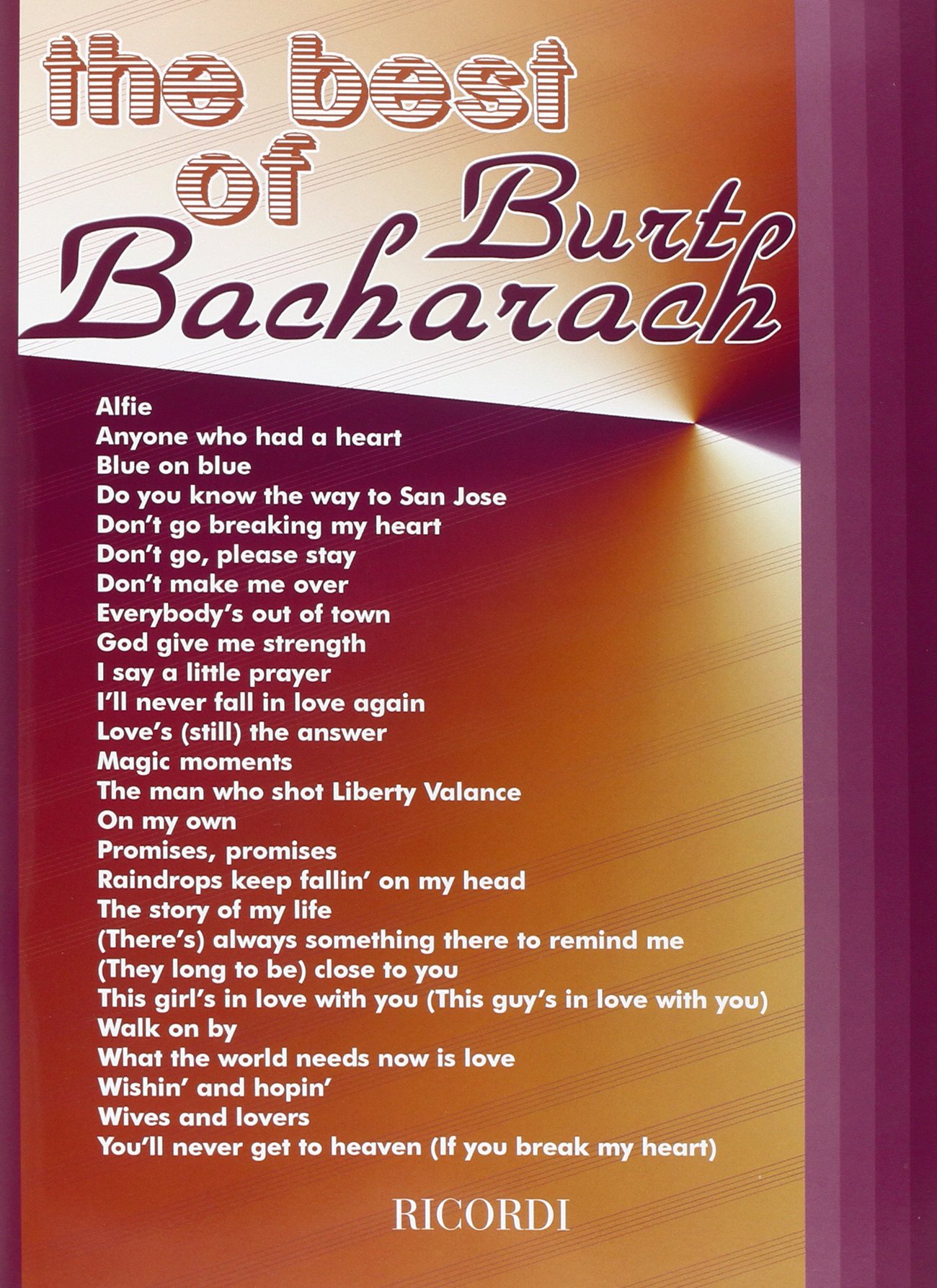THE BEST OF BURT BACHARACH