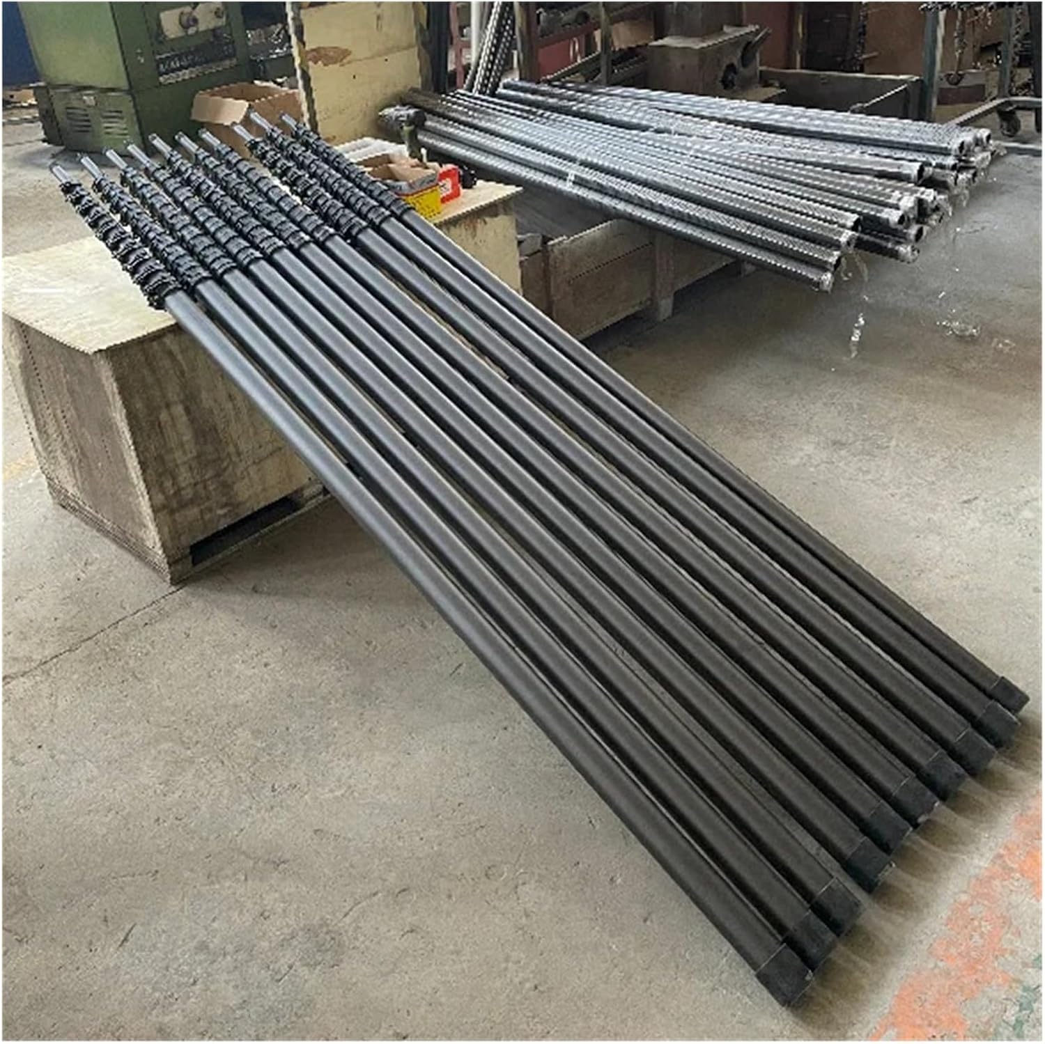 18m 60ft Retractable Extension Pole Adjustable Telescopic Tube Extendable Poles Carbon Fibre Poles