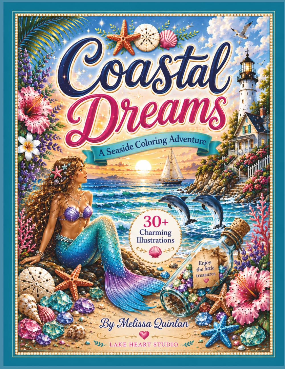 Coastal Dreams: A Seaside Coloring Adventure