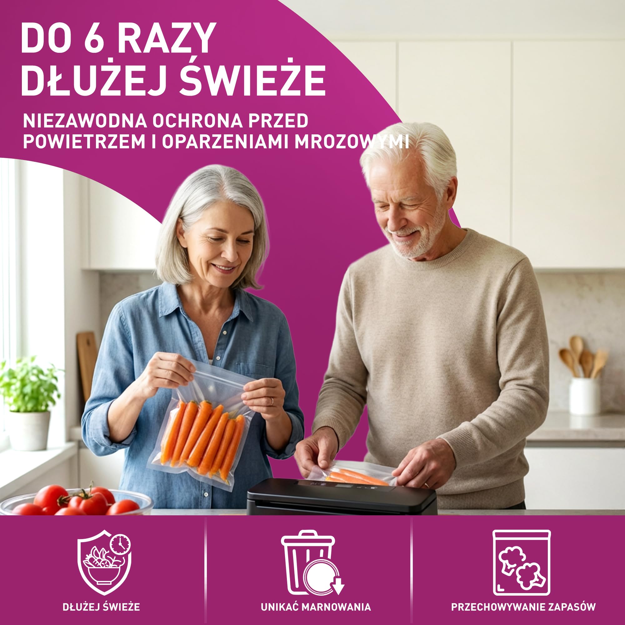culivac 2 rolki folii 20 x 600 cm, rolki próżniowe Pro do zgrzewarki próżniowej, zgrzewarki próżniowej, nie zawiera BPA, folia próżniowa, rolka, worki foliowe