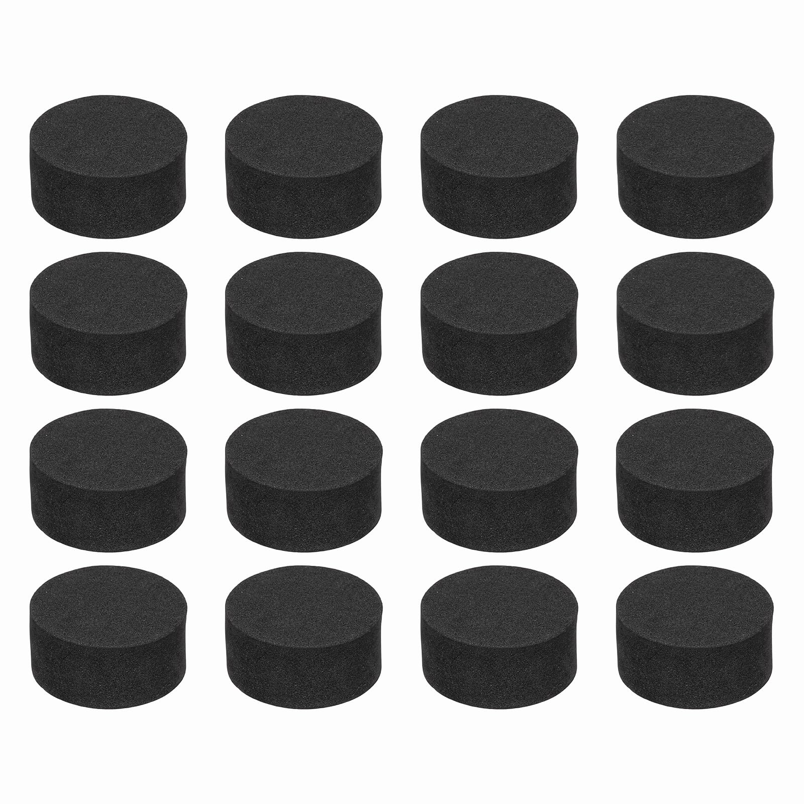 QUARKZMAN 16 Pezzi Supporti Isolamento Altoparlanti 30mmx15mm Base Antiscivolo Schiuma Assorbimento Urto Nero