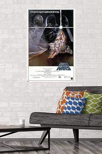 Miniatura 2 de Trends International Star Wars A New Hope - Póster original de pared de una hoja, 24 x 36 pulgadas, versión premium sin marco