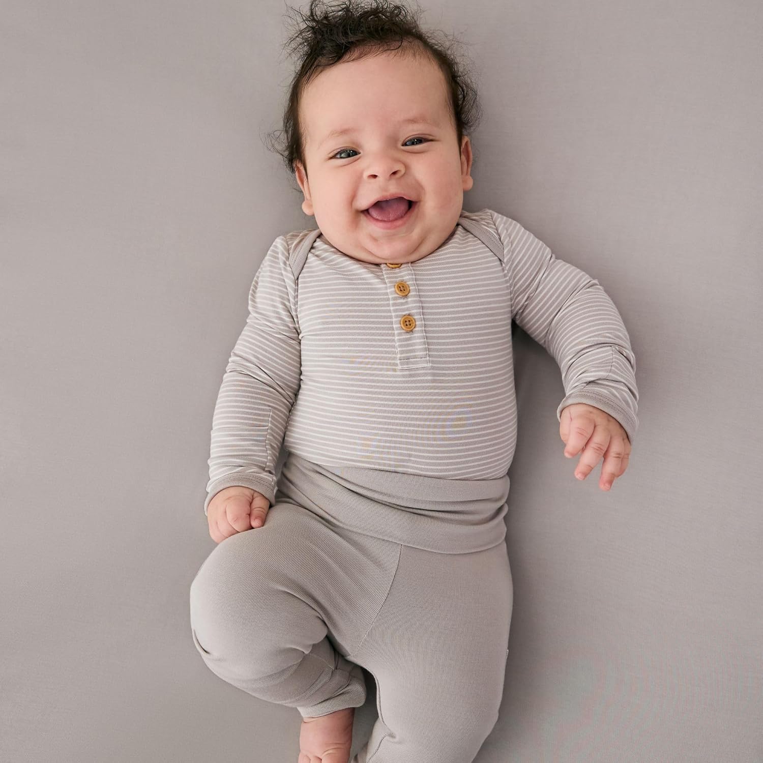 Little Sleepies Newborn Leggings for Girls & Boys, Soft Viscose from Bamboo Leggings w/Fold Over Leg Cuffs, Baby Pants - Image 2