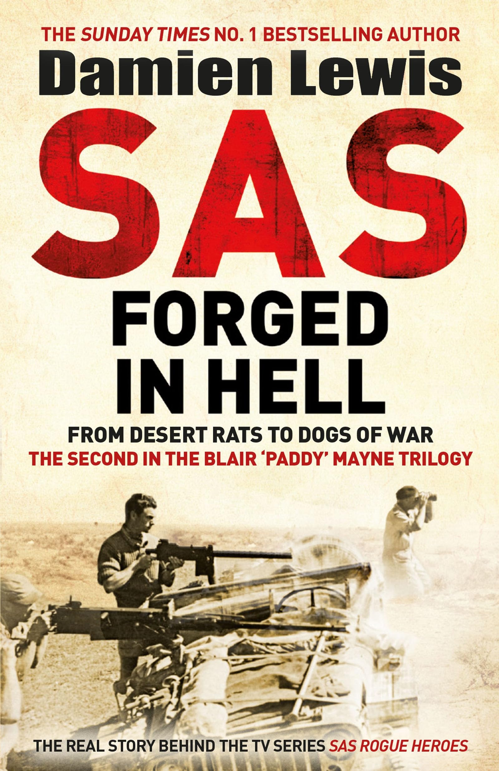 SAS Forged in Hell: From desert rats to dogs of war. The Second in the Paddy Mayne Trilogy.