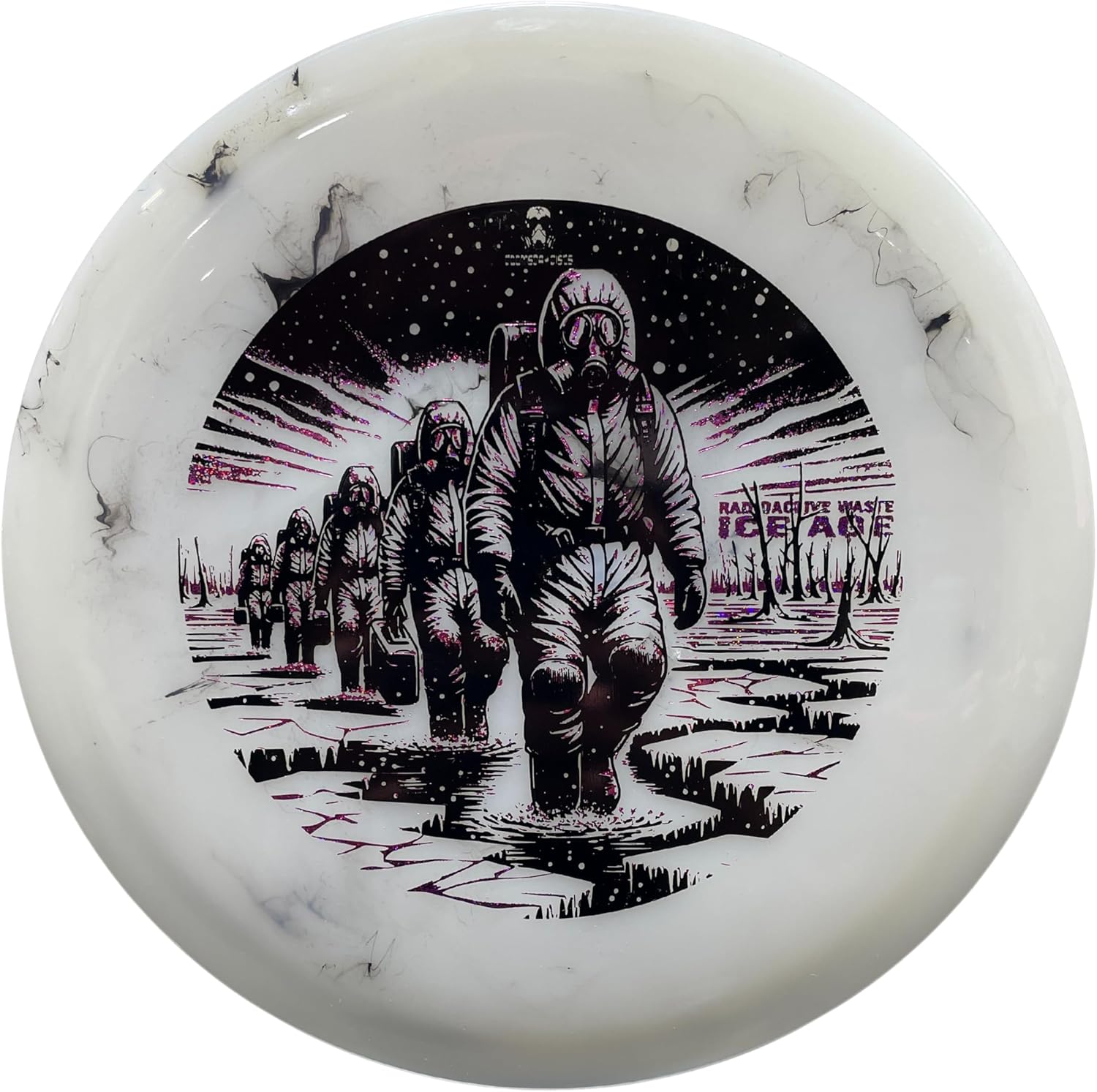 DOOMSDAY DISCS Ice Age | Advanced Fairway Driver for Experienced Disc Golf Players | Glow-in-The-Dark Plastic