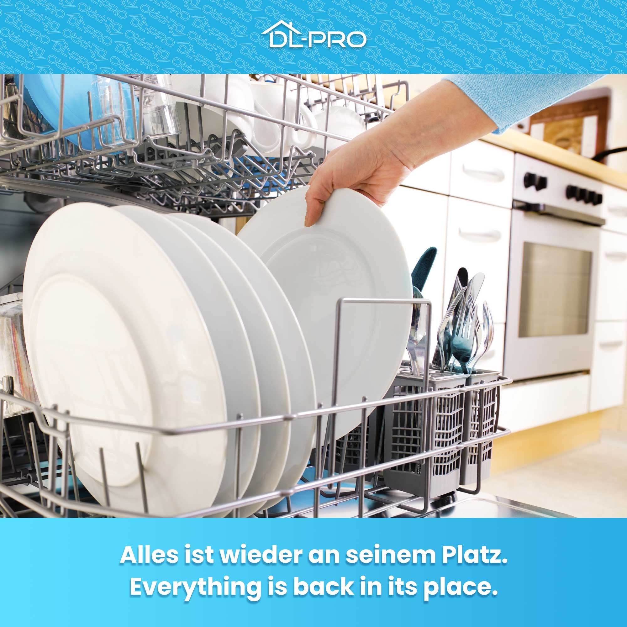 Cestello Posate Per Lavastoviglie Universale - Grigio 20,8x16 Cm - Foto 2