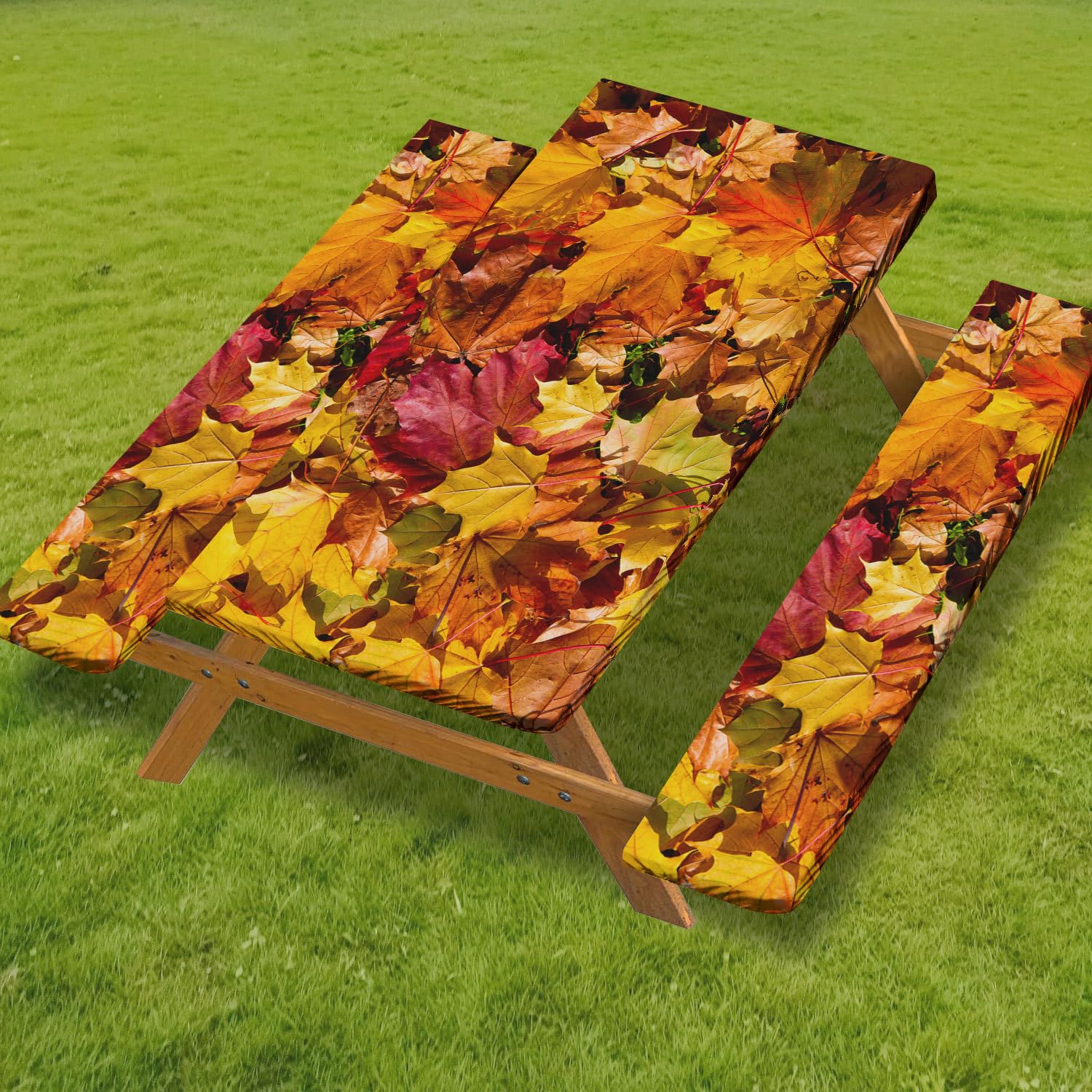 Housse table pique nique élastique et lavable avec housse de banc pour camping 6FT Odot