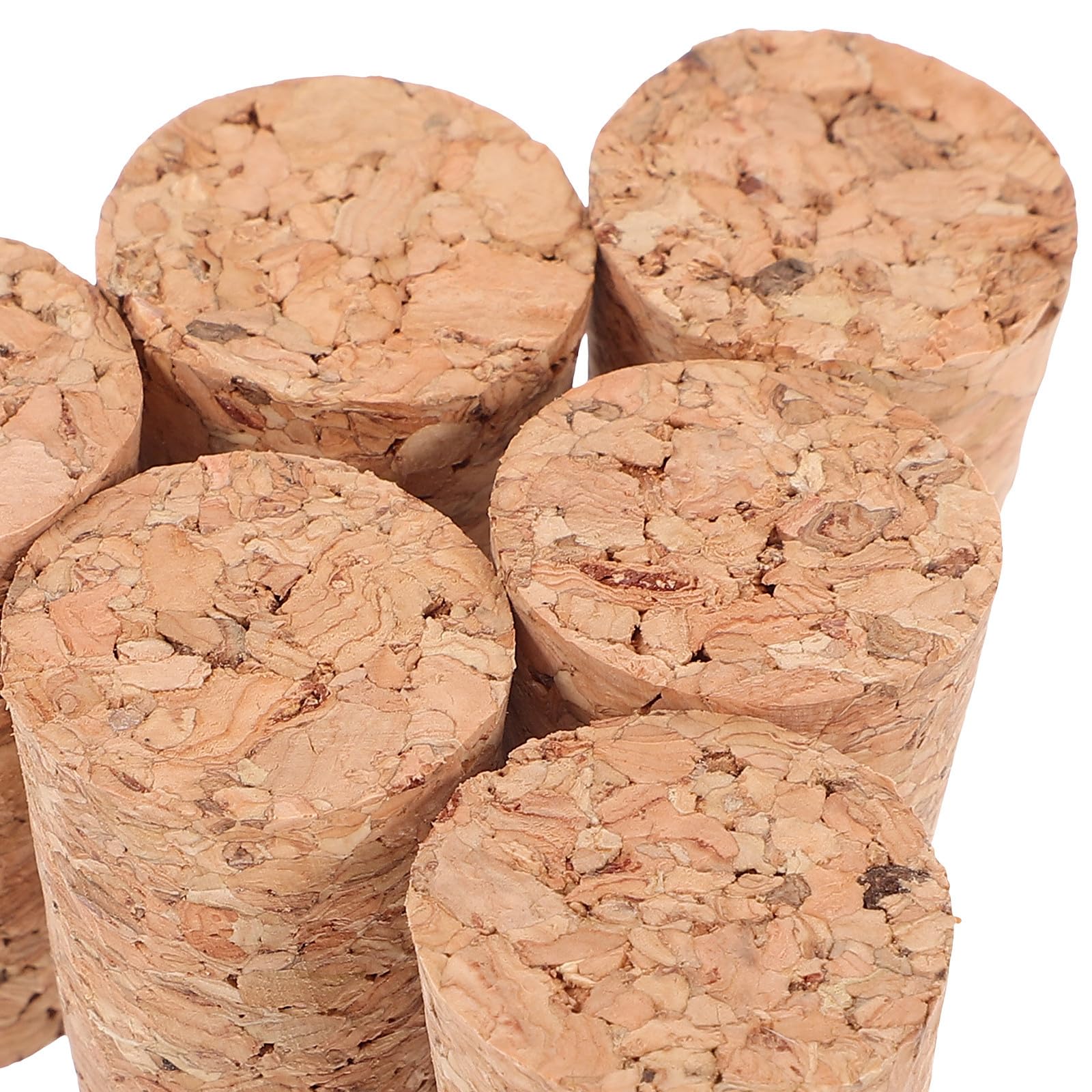 Luxshiny 100 Stück Konische Weinflaschenkorken 20x15x35mm aus Naturkork Dicht Schließend Flaschenverschluss für Weinflaschen Geeignet für Haushalt Restaurant und Bar