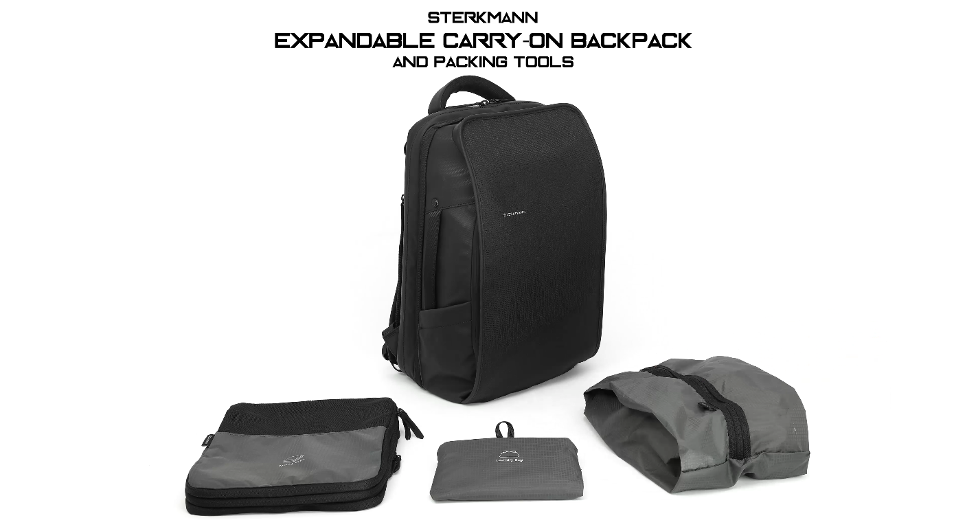 sterkmann expandable backpack