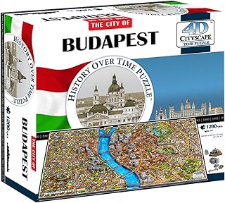 4D Cityscape 2D Jigsaw Puzzle, Budapest, 1200+ Pieces
