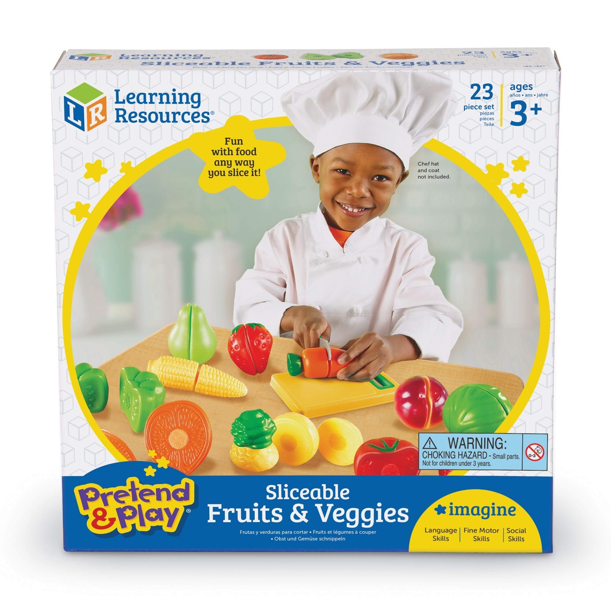 Learning Resources Fruits et légumes à Couper Pretend & Play