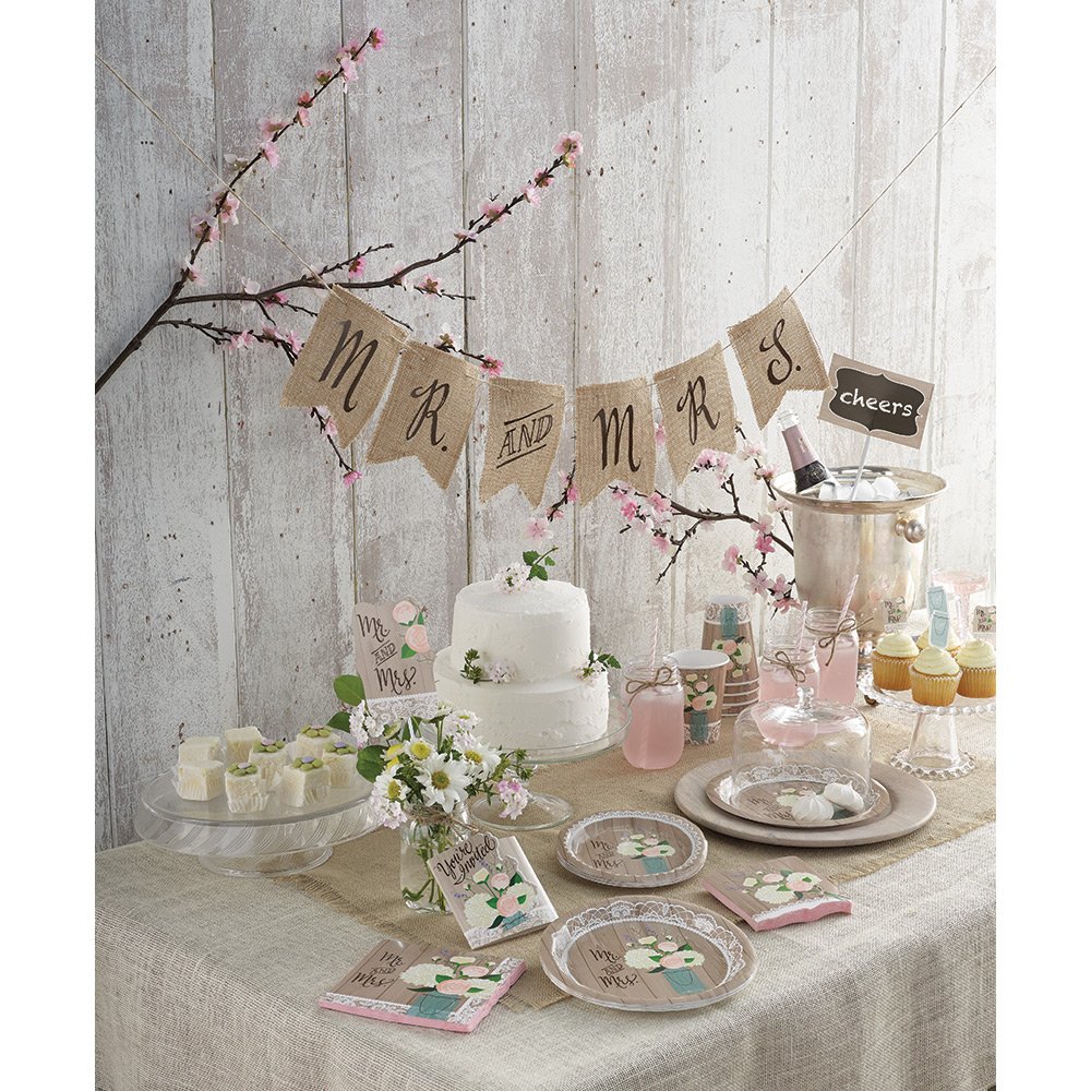 Creative Converting Schillernde Lunch-Servietten – 12,7 Cm, Gewellt, In Rosa, Lila, Blau