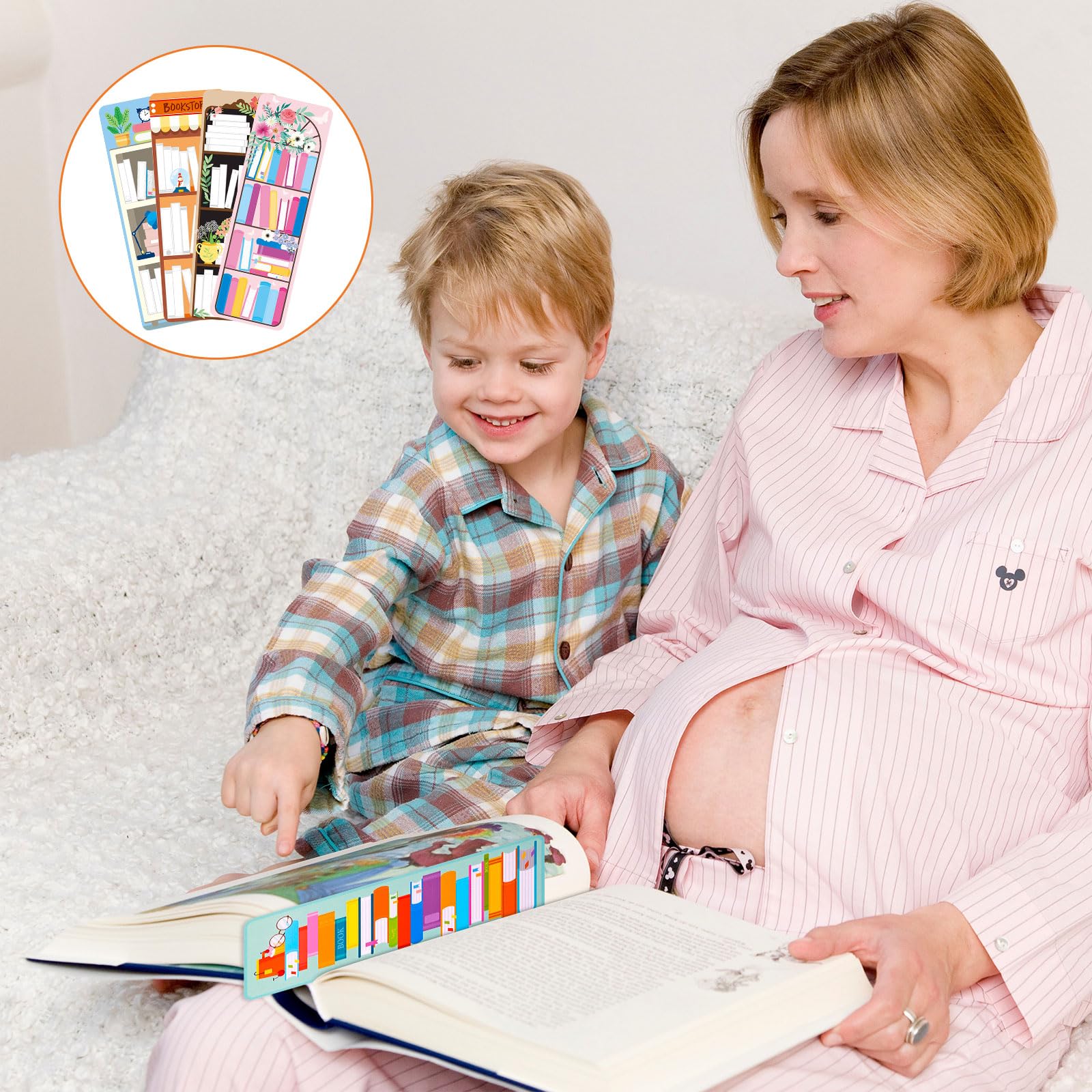 JSRQT 30 sztuk dwustronne zakładki z markerem, karty do listy odtwarzania dla miłośników książek, klipsy do stron, zakładki biblioteczne, kreatywne markery do stron, karty do zakładek