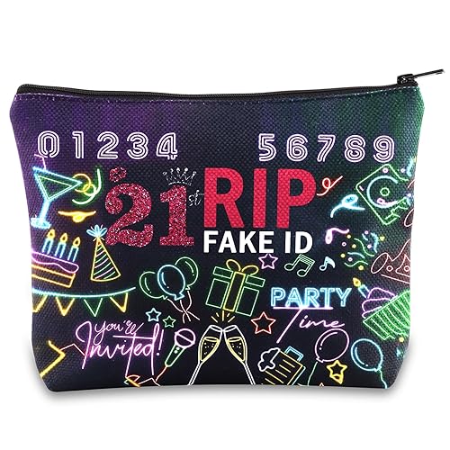 Kit de supervivencia para la resaca de cumpleaños 21, bolsas de recuperación de resaca para cumpleaños de 21 años, bolsas de identificación falsa