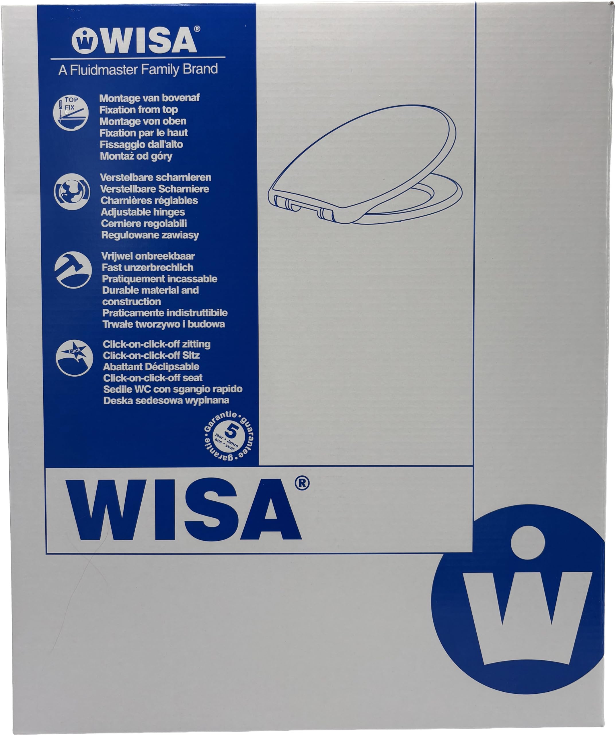 Wisa Star lunette de WC Blanc