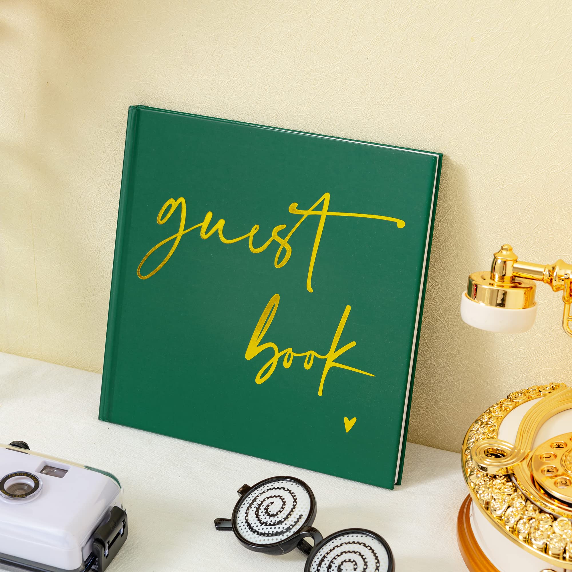 KIJETA Polaroid Livre D'or De Mariage, 29,2 X 21,6 Cm, 80 Pages