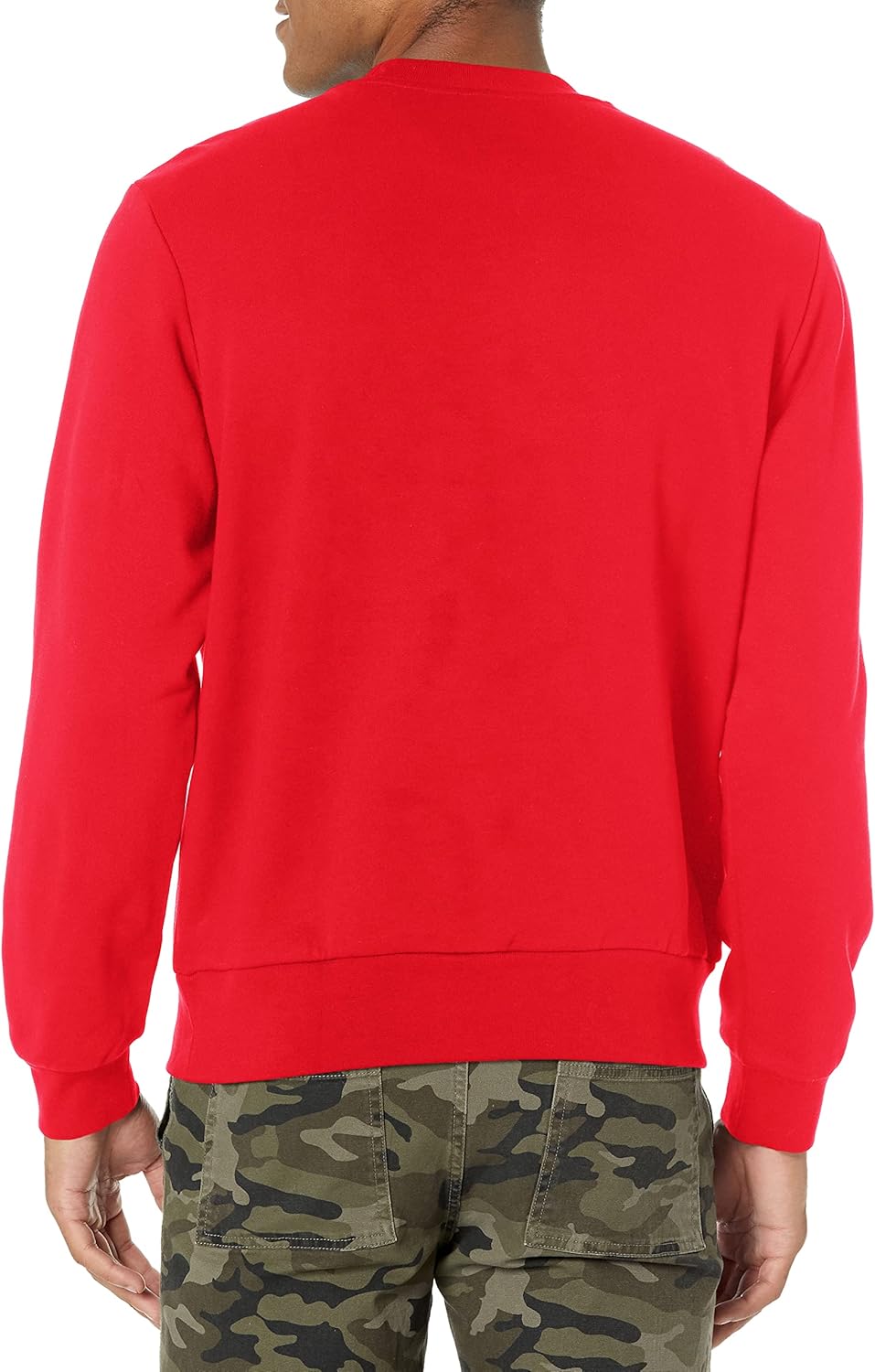 Lacoste mens Organic Brushed Cotton Sweatshirt