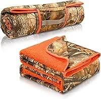 Vista 15 de Tirrinia Manta impermeable para exteriores con forro sherpa, resistente al viento, triple capa, cálida y cómoda, plegable para camping, estadio