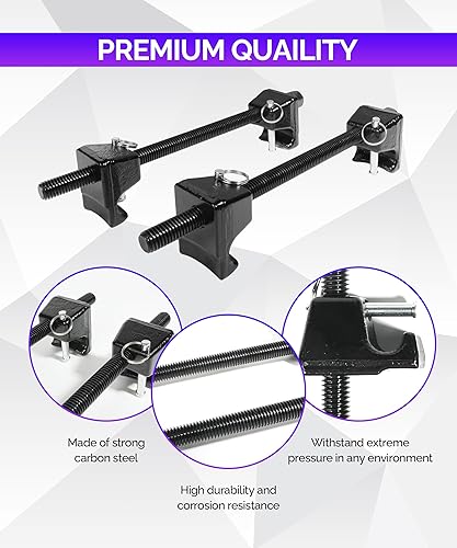 Miniatura 3 de RACOONA Compresor de resorte de puntal de 2 piezas, herramienta de compresor de resorte de puntal resistente, accesorios de automóvil, compresor de