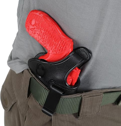 Miniatura 5 de Para Smith y Wesson Modelo 60 2 pulgadas J Frame Revolver Iwb Funda de pistola de cuero