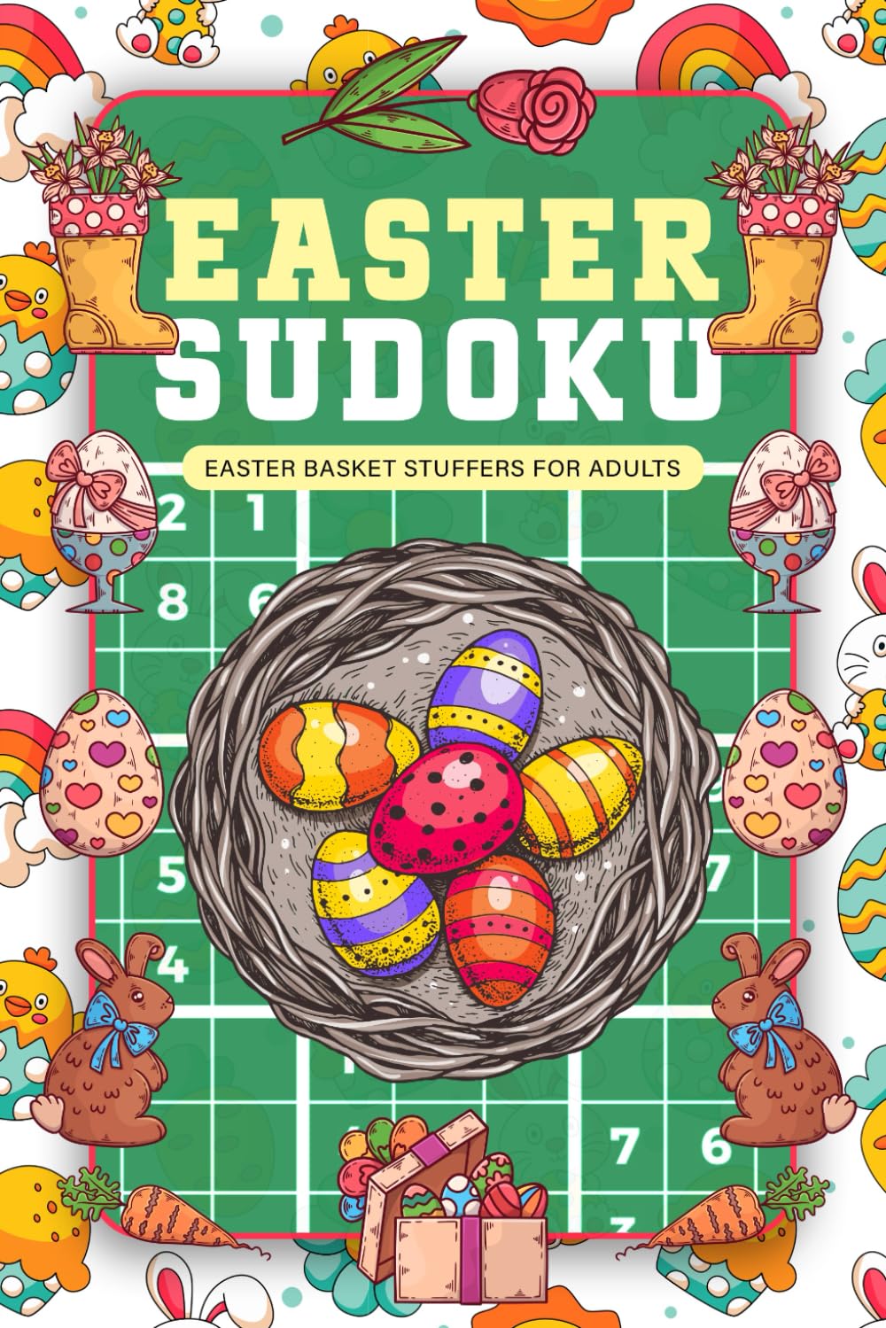 Easter Basket Stuffers For Adults: Fun Easter Holiday Activity Book, Gift Idea for Women and Men