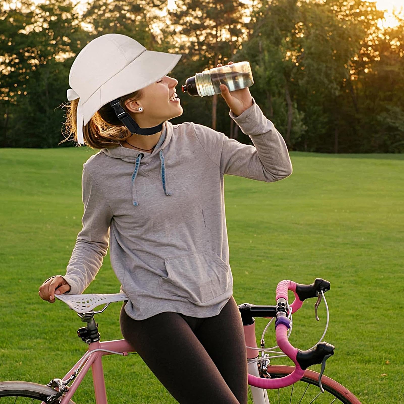 Casco de bicicleta | Sombrero de ciclismo de ala ancha para exteriores