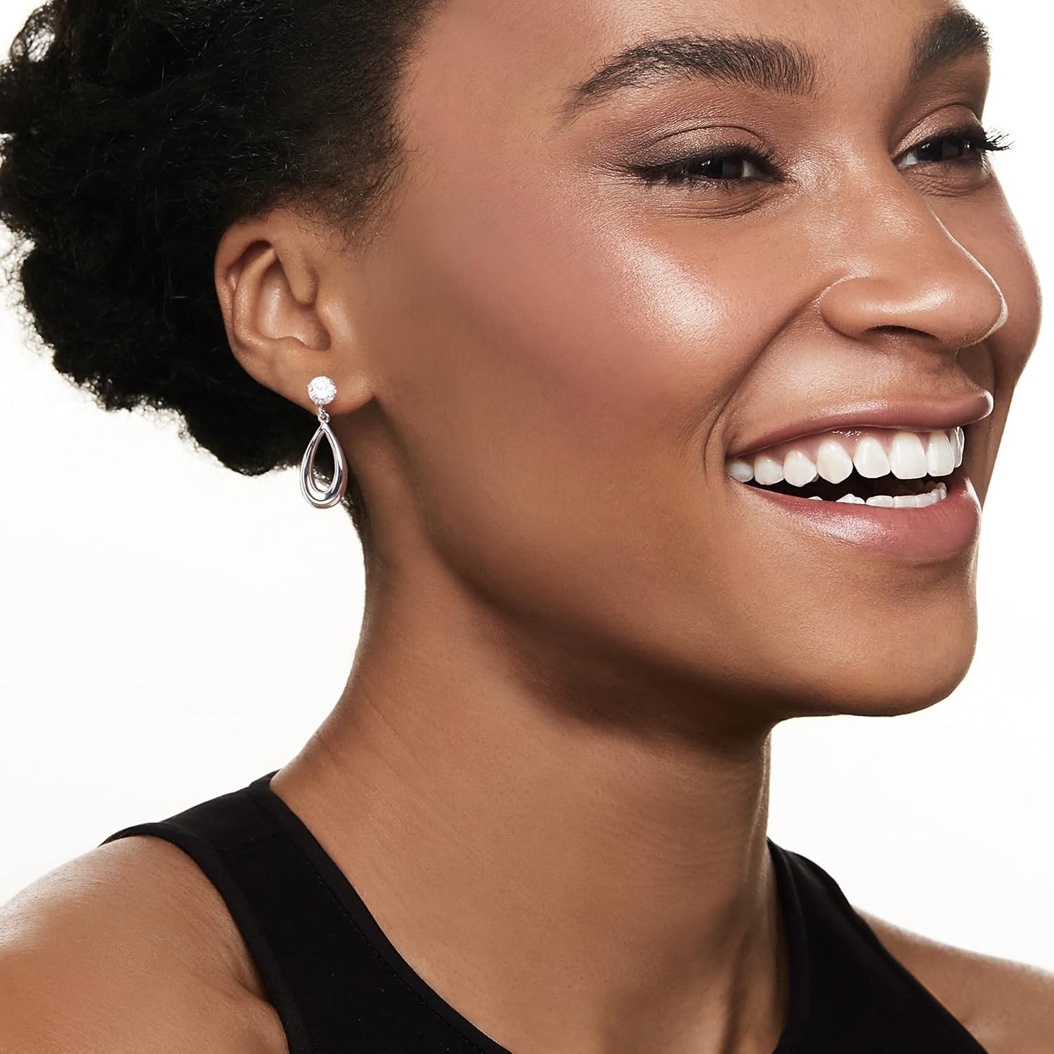 Ross-Simons Sterling Silver Teardrop Earring Jackets