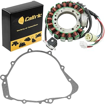 Caltric Stator and Gasket Compatible With Yamaha Grizzly 600 Realtree Yfm600F 2000-2001 Atv New