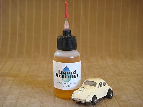 Miniatura 4 de Rodamientos líquidos, aceite 100% sintético para todos los coches de ranura a escala HO, hace que los autos sean más rápidos!