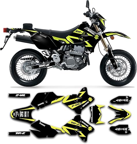 Miniatura 39 de Juego de calcomanías Kungfu Graphics personalizadas para Suzuki DRZ 400 SM Supermoto 1999, 2000, 2001, 2002, 2003, 2004, 2005, 2006, 2007, 2008,