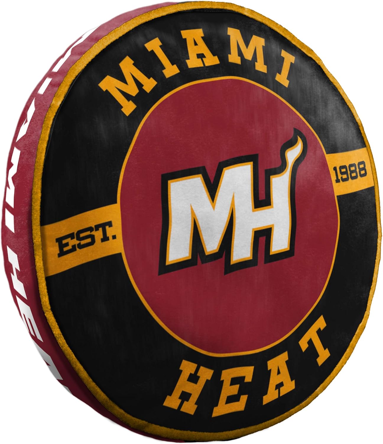 Northwest The Company Officially Licensed NBA Miami Heat 15" Travel to Go Cloud Pillow, Multi Color, One Size