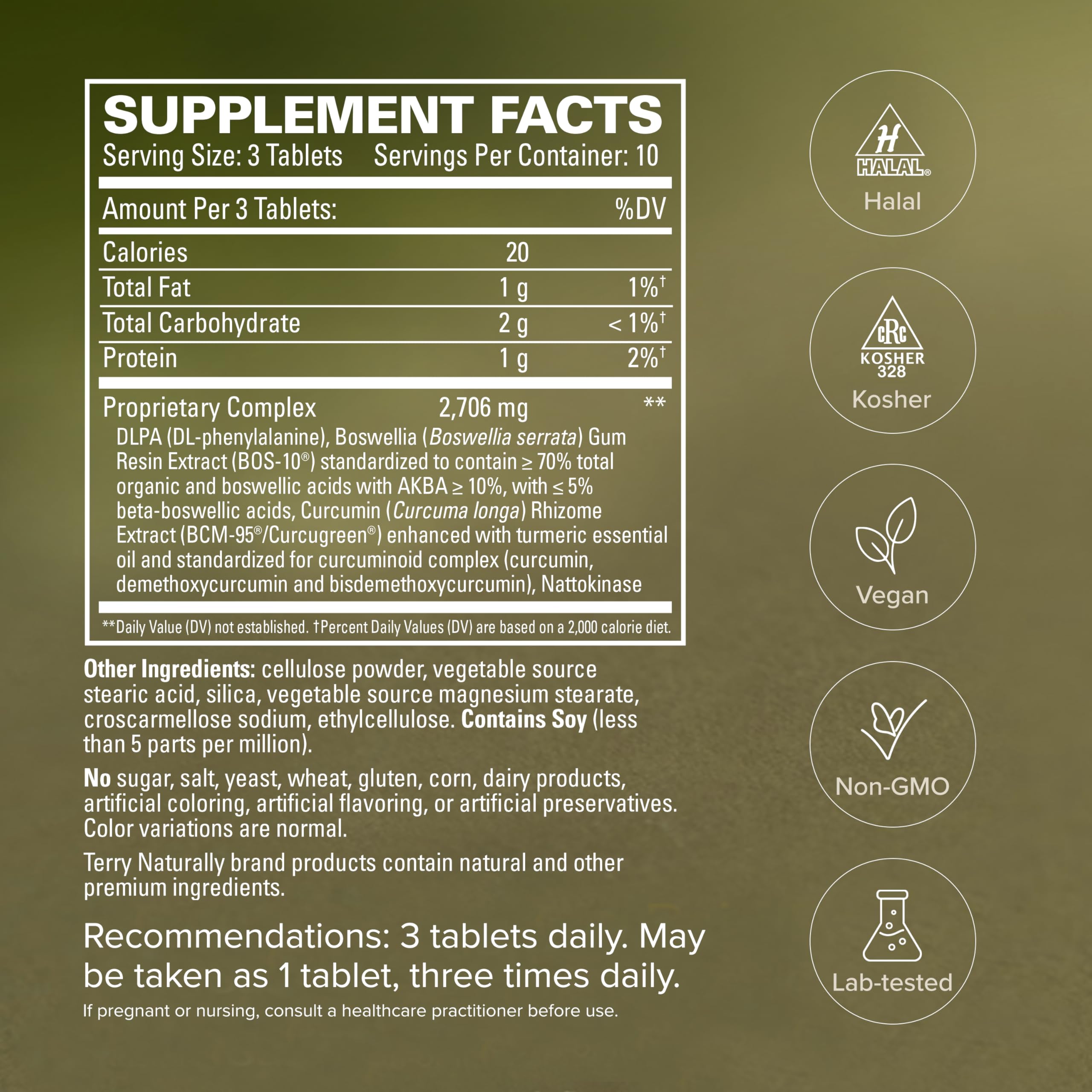 Terry Naturally Curamin Extra Strength - Soreness & Pain Relief - 30 Count — Amazon image 5