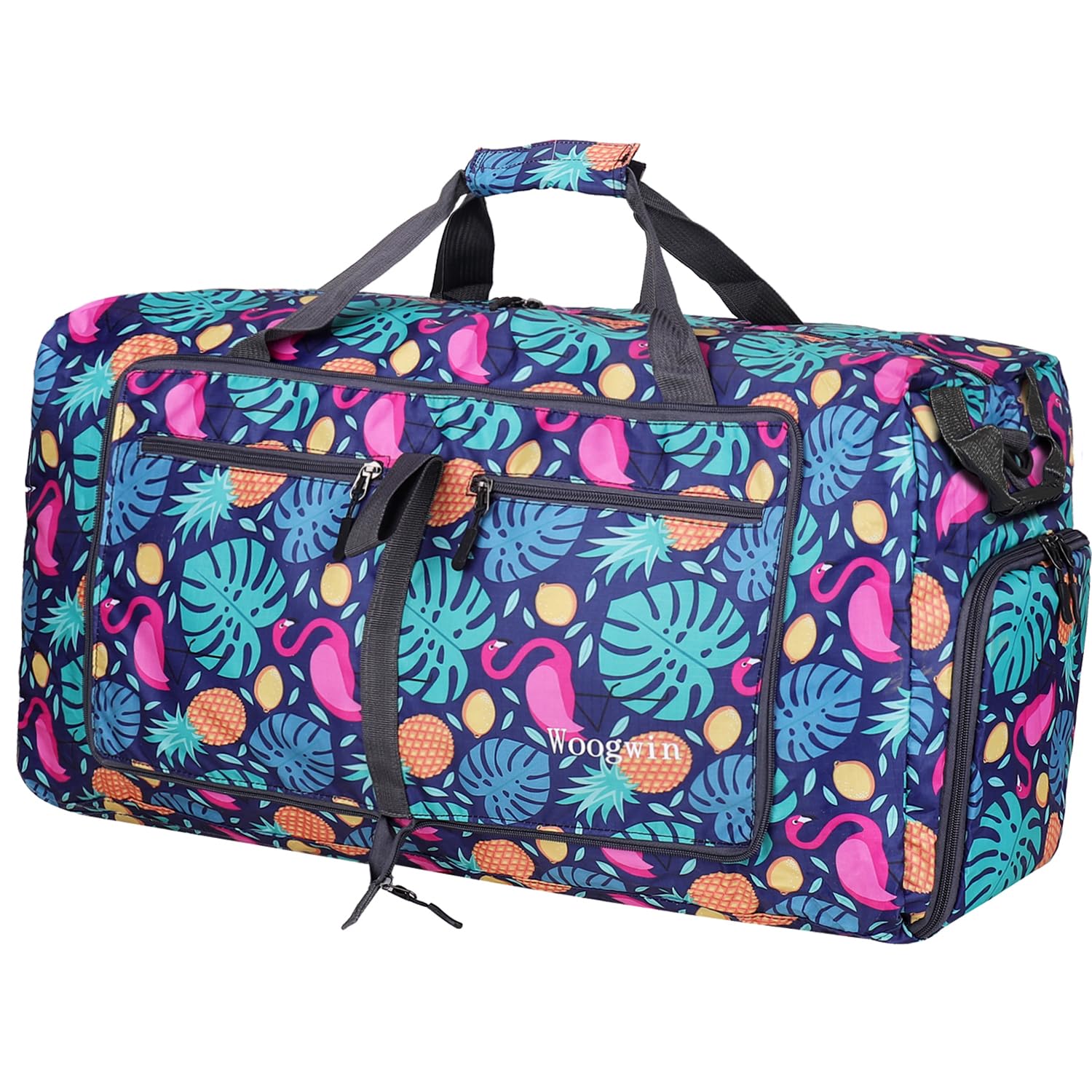 ehsbuy 60L Reisetasche Groß Faltbare Sporttasche Herren Damen mit Schuhfach Taschen Wasserdicht Saunatasche Travel Bag für Sports Urlaub Gym Übernachtung
