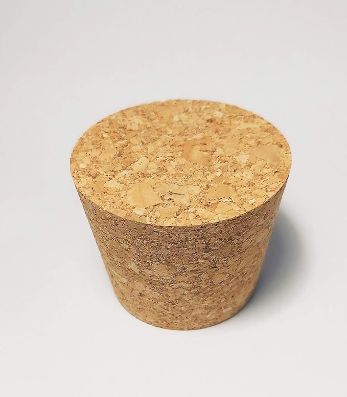 Tappi In Sughero Per Vino E Bottiglie - 30 Conici + 5 Versatori, Naturali, Riutilizzabili, Anti-ossidazione - Foto 6