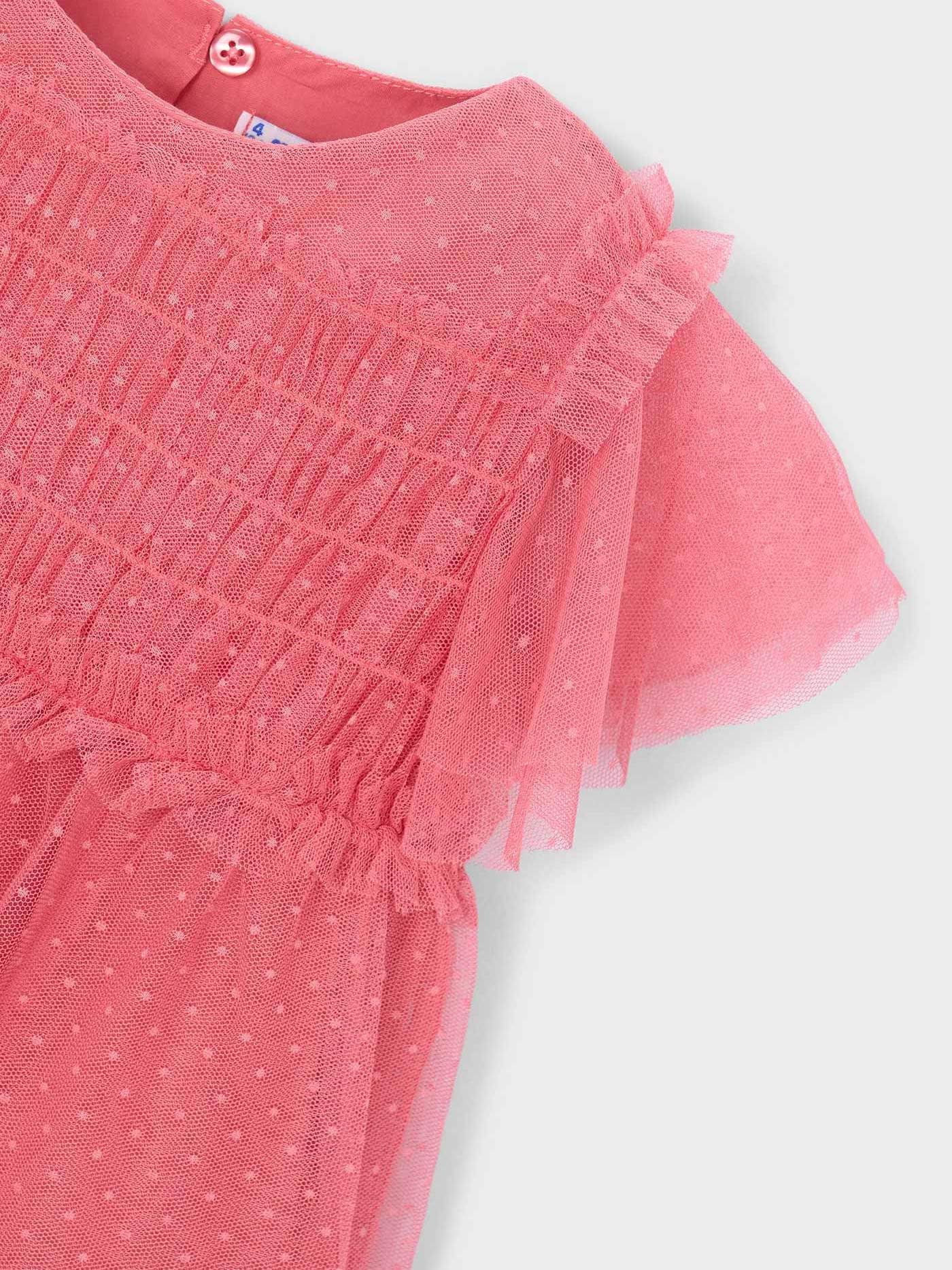 Mayoral Vestido Tul plumeti para niña Camelia