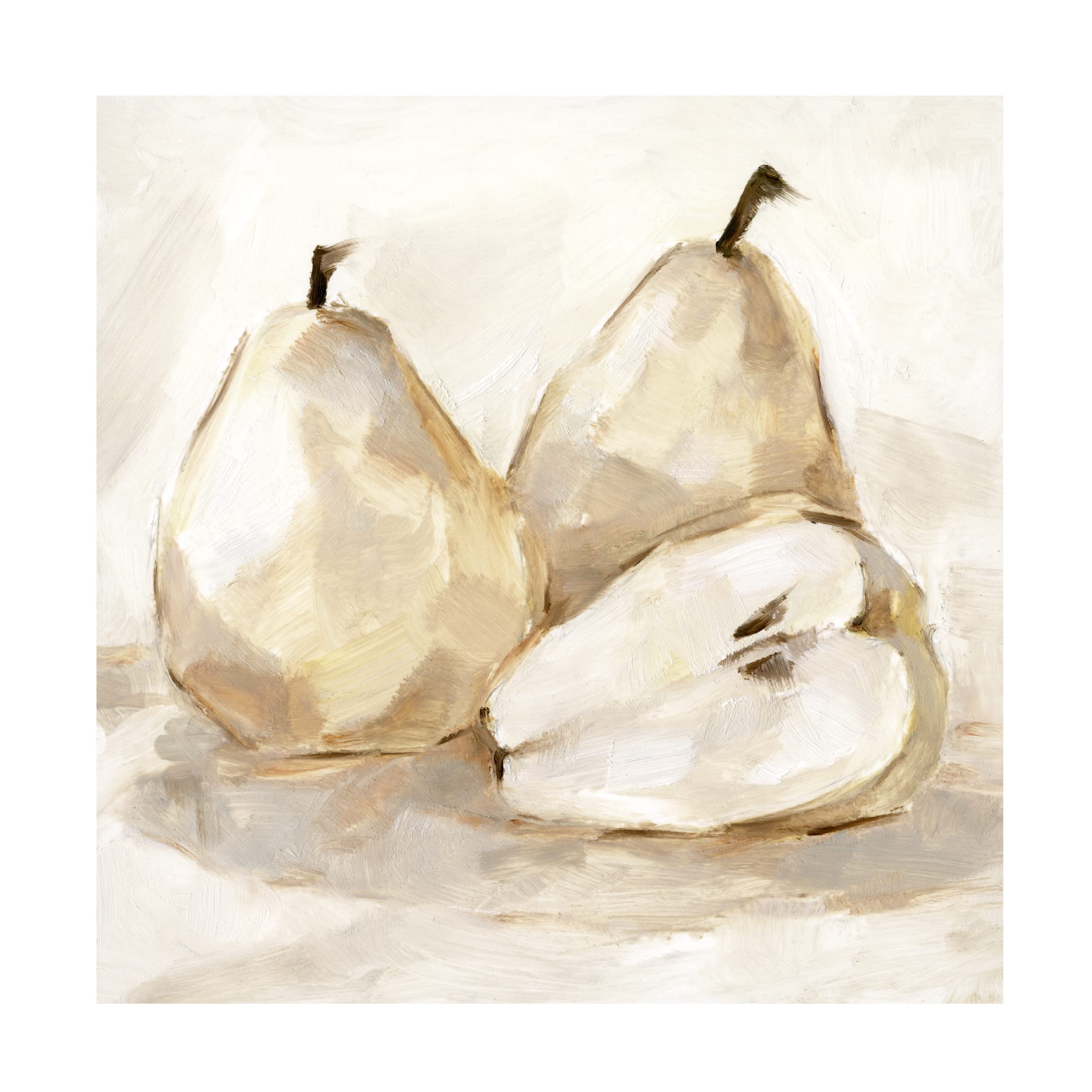 Trademark Fine Art 'White Pear Study I' Canvas Art by Ethan Harper 35x35