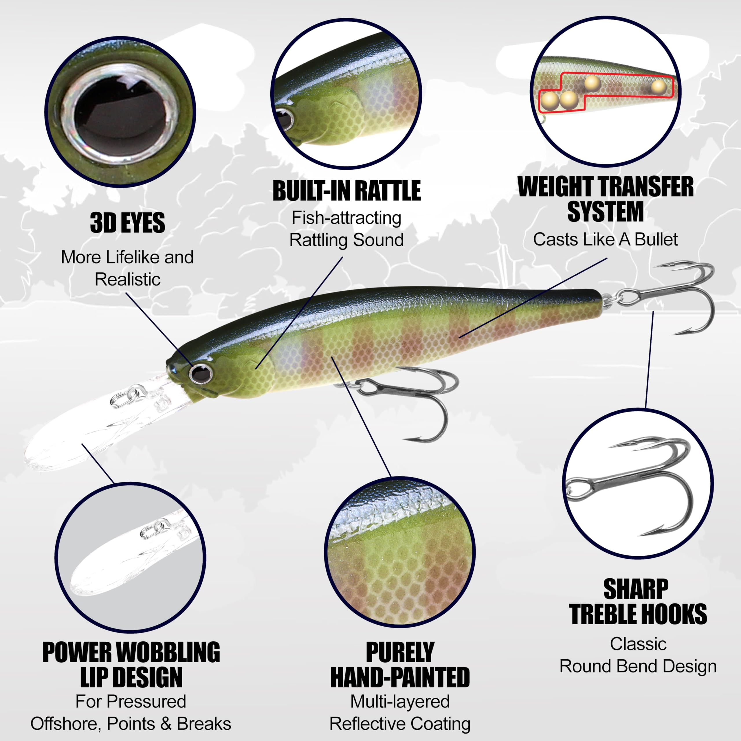 Amazon.com : LUCKY CRAFT Pointer 100DD Fishing Lures for